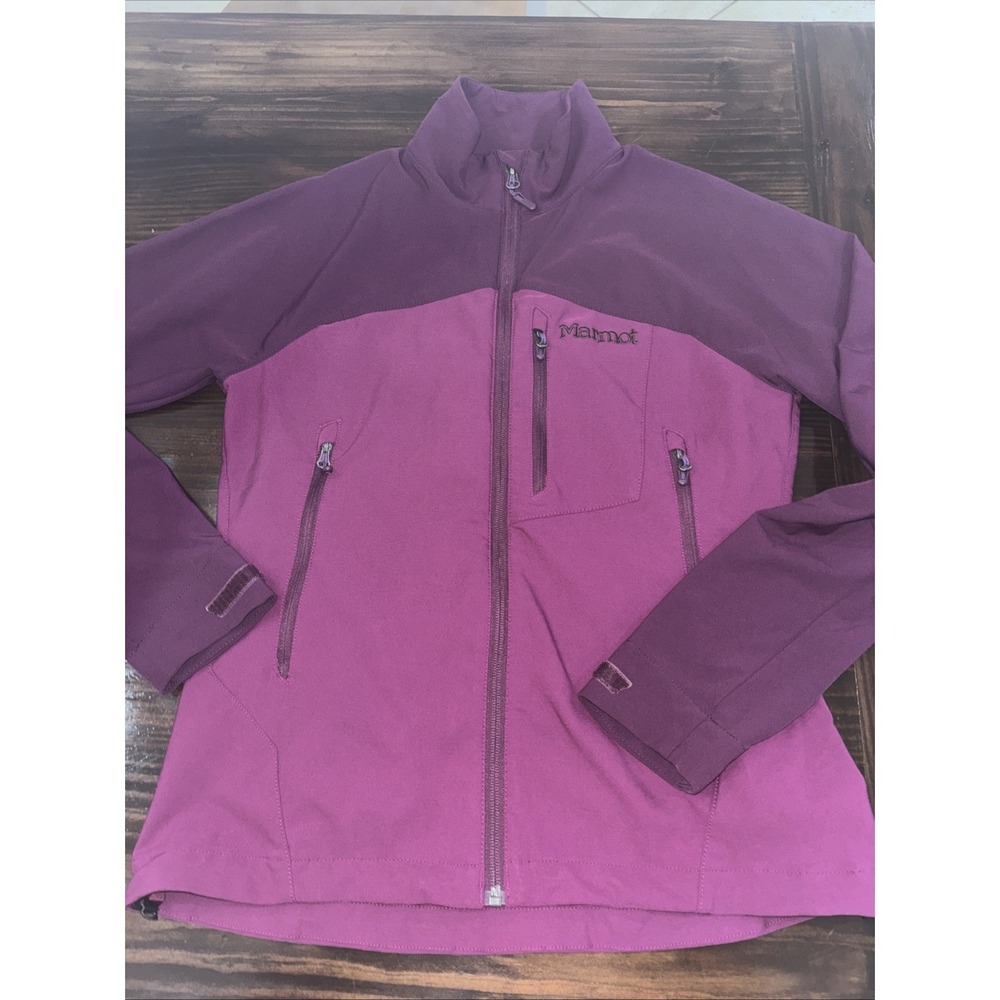 Marmot Women's Size Medium Estes Purple Lightweight Jacket Softshell